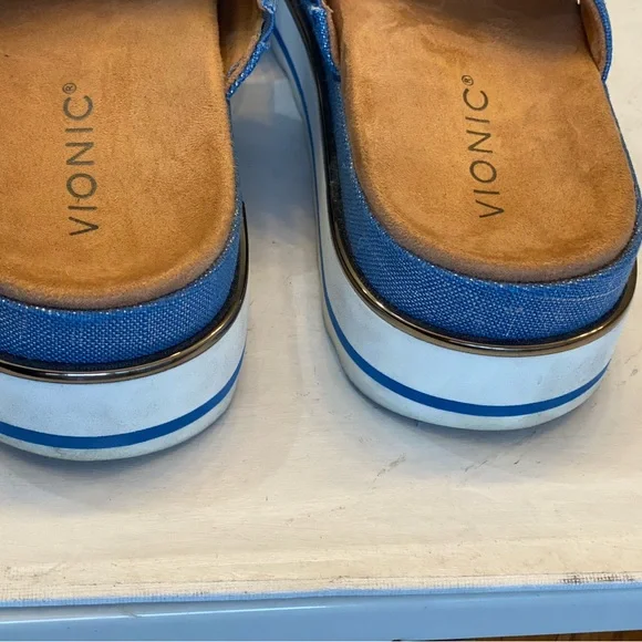 Vionic Brandie women’s platform sandals size 9, excellent condition clean sandal - Picture 9 of 10